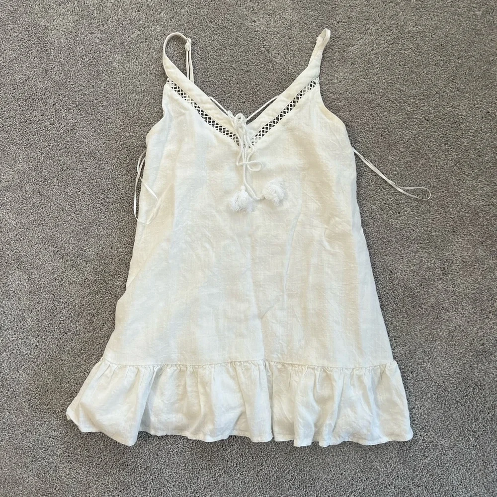 White Mini Dress - Picture 2 of 7